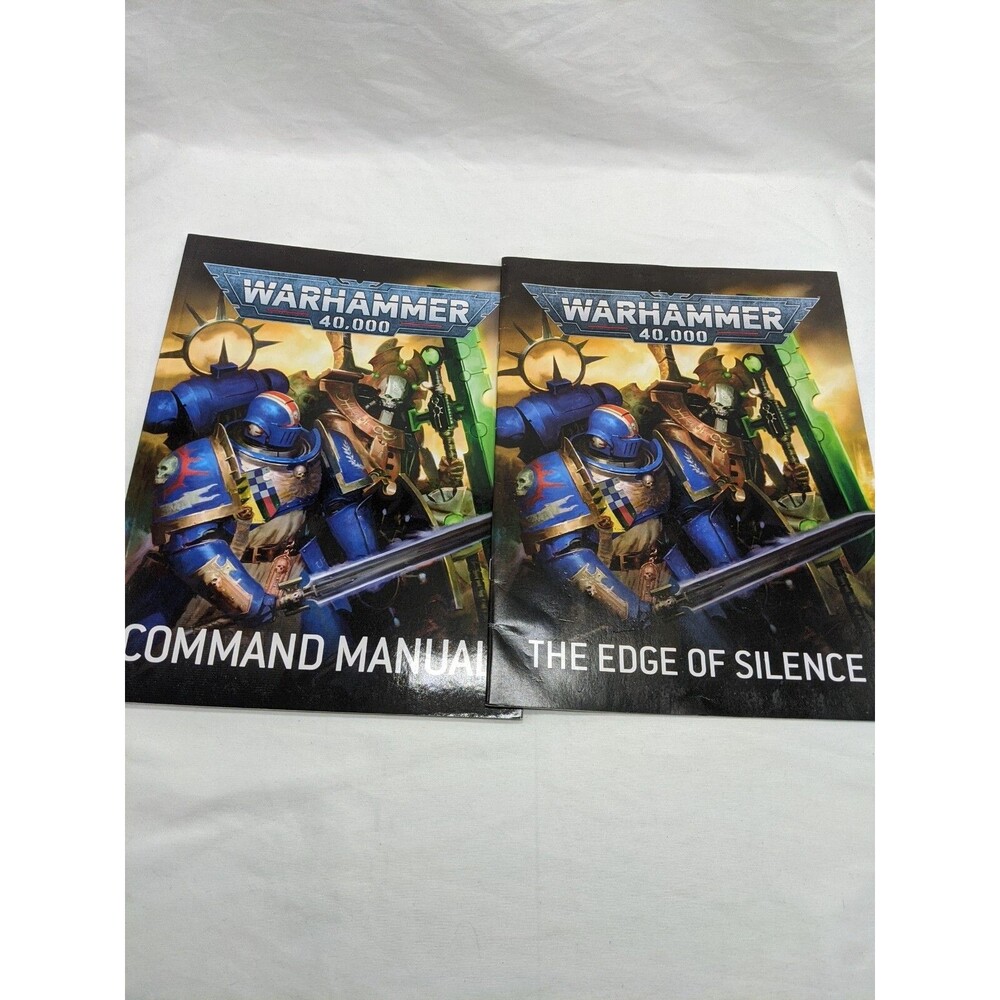 Warhammer 40K Command Manual And The Edge Of Silence Booklets